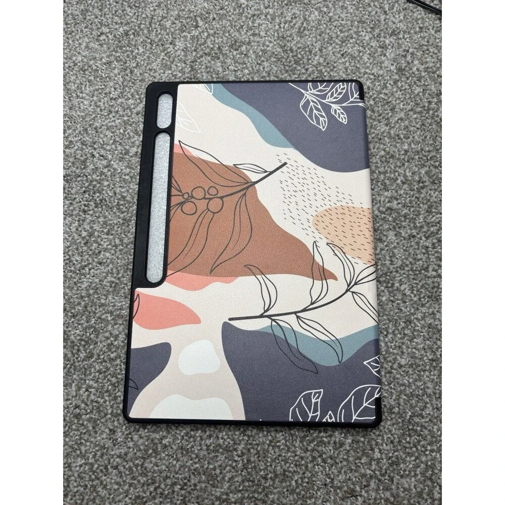Samsung Tab S9 Ultra 14.6” Tablet Case Abstract Floral Folio Stand Cover